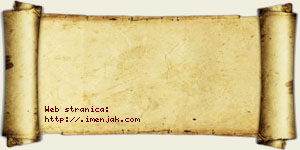 Dijana Velimirović vizit kartica